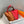 HM PICOTIN LOCK 22 ORANGE AND RED TOGO LEATHER