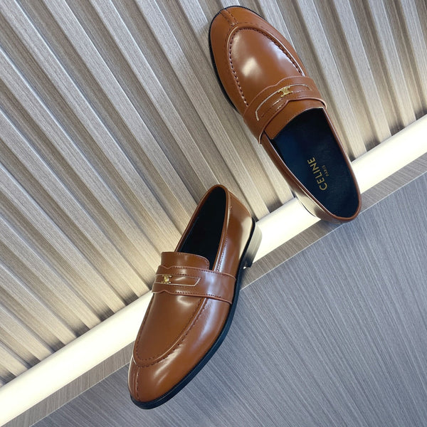 CE 26s Malaquais Loafers Tan Brown Polished Leather 944359