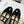 FLAT SANDALS WITH DOUBLE STRAP-DESIGN LEATHER BLACK