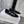 FLAT SANDALS WITH DOUBLE STRAP-DESIGN LEATHER BLACK