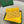 SAINT-SULPICE CARD WALLET 10 IN YELLOW GOYARDINE CANVAS AND CALFSKIN