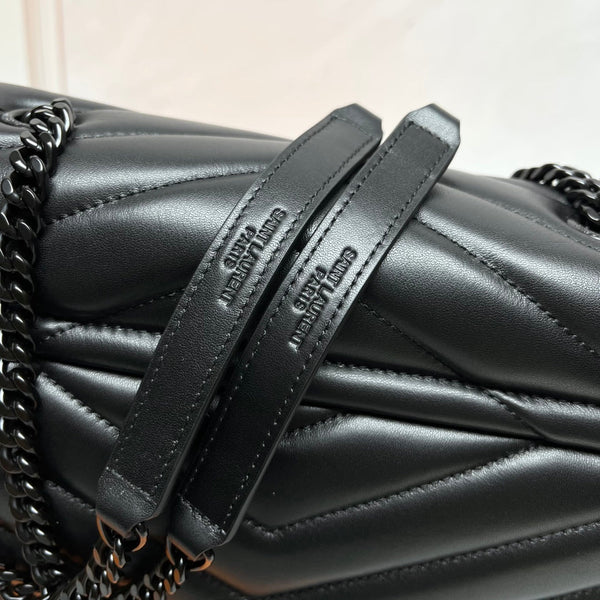 YSL Large Loulou Bag 31cm Full Black Lambskin