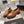 CC Moccasins 45mm Brown Orange Lambskin