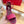 VLogo Rockstud Espadrille Hot Pink 692183
