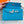 HM KELLY POCHETTE 22CM CERULEAN SWIFT SILVER HARDWARE