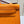 HM KELLY POCHETTE 22CM ORANGE SWIFT SILVER HARDWARE