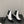 SHORT BOOTS IN SILVER MIX BLACK SHEEPSKIN