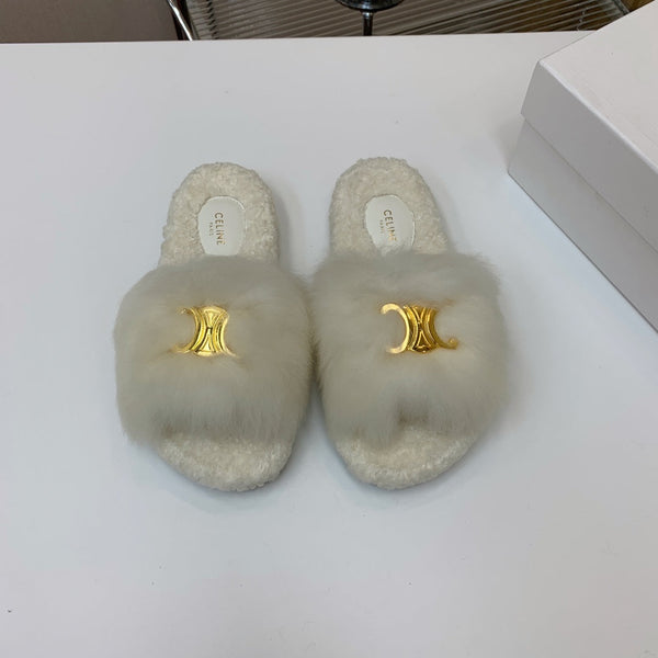 CL 26s Sandals In White Wool