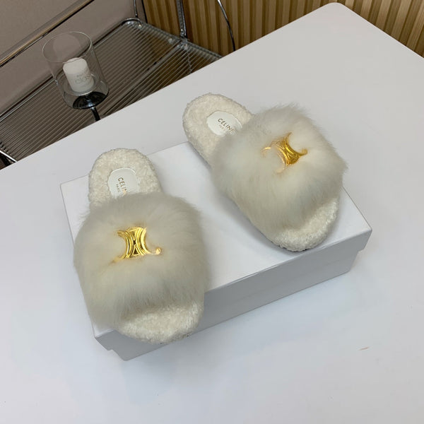 CL 26s Sandals In White Wool