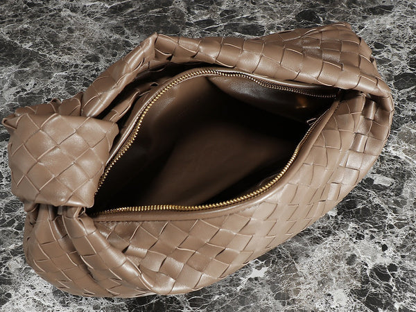 bv teen jodie 36cm chocolate lambskin