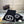 SET HAT AND SCARF IN BLACK MIX LIGHT GRAY CASHMERE 946329