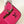 MARELLINI 19 DARK PINK EPI GRAINED LEATHER