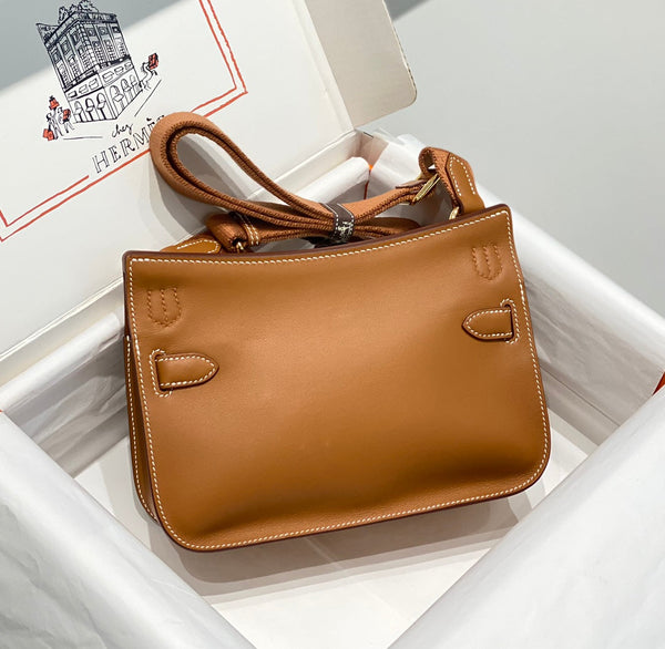 HM JYPSIÈRE MINI 23 BRONZE SWIFTSKIN GOLD HARDWARE