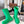 CROCS BOOTS IN GREEN RUBBER