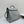 LEGER BACKPACK 37 IN GRAY GOYARDINE CANVAS WITH CALFSKIN TRIM