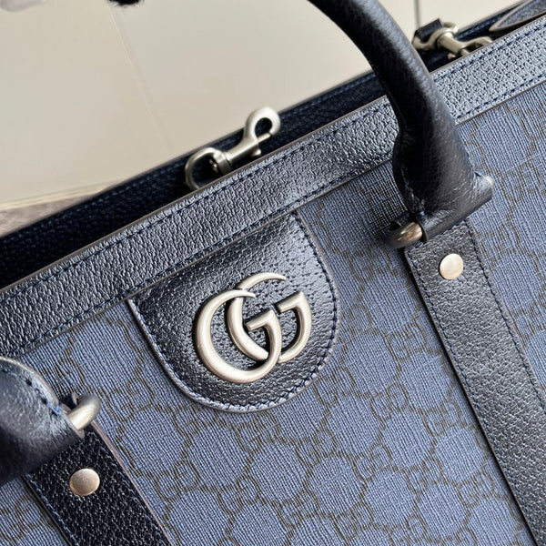 Gucci Bag 43 Blue Canvas 240004