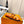 HM CHYPRE SANDAL ORANGE WITH H-BUCKLE CALFSKIN