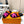 HM CHYPRE SANDAL PINK AND FIRE WITH H-BUCKLE SUEDE