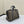 FENDI 27 BAG IN BROWN MIX BLACK JACQUARD FABRIC WITH CALFSKIN