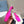 PRA SQUARE TOE MULES BRIGHT PINK SATIN