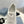 MONOLITH LACE-UP LOAFER IN WHITE CALFSKIN ATTACHED TRIANGLE LOGO