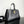 TRIOMPHE 37 BLACK SOFT CALFSKIN HANDBAG