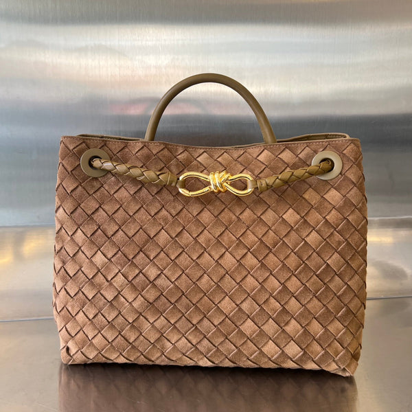 bv medium andiamo 32 brown suede