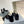 Pra Slingback 40 Square Sole Black Velvet