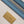 Fend Baguette Sky Blue and Multicolour Canvas Bag 27 with FF Embroidery Ghw