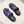 HM Men's Open-toe Sandals Pink Rubber Sheepskin 561661