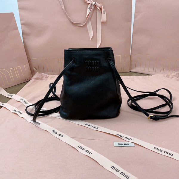 MINI BAG 17 IN BLACK SHINY CALFSKIN