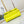 GO-14 MM 23 IN LEMON YELLOW QUILTED LAMBSKIN GOLD HARDWARE