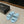 cc dad sandal mule baby blue calfskin
