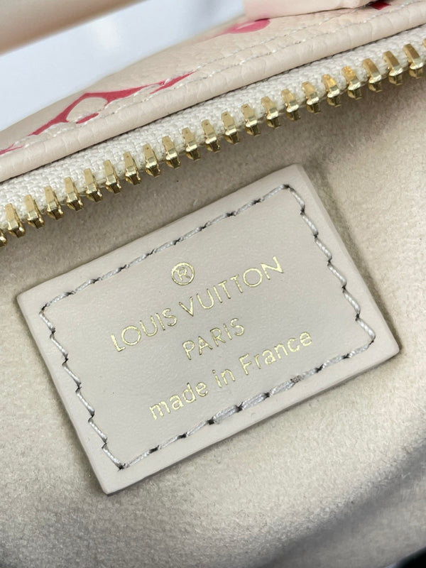 NANO SPEEDY 16 IN SUNRISE AQUARELLE MONOGRAM EMPREINTE LEATHER