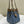 FENDI ORIGAMI MINI 19 IN TRUE BLUE MONOGRAM DENIM WITH CALFSKIN STRAP