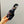 PRA PRINTED SLIDES SLIPPERS BLACK SATIN