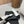 cc mule white tweed black patent calfskin