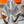 Scarf 135 CM Grey White Cashmere And Silk