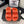 CC DAD SANDAL FIRE ORANGE LAMB FUR