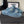 CC DAD SANDAL MULE IN AEGEAN BLUE LAMB FUR