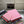 SET SCARF AND HAT IN TAFFY PINK MONOGRAM CASHMERE 349666