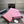 SET SCARF AND HAT IN TAFFY PINK MONOGRAM CASHMERE 349666