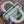 Lady Bag 17cm Celeste Blue Pale Green Lambksin