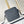 GETAWAY MESSENGER 18 IN GUN METAL MONOGRAM ECLIPSE CANVAS