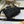 CD Lady Bag 20cm Black Lambskin Black White Canvas