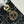 CD Lady Bag 20cm Black Lambskin Black White Canvas