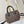 SPEEDY TRUNK 20 IN BROWN MONOGRAM CANVAS AND BLACK CALFSKIN TRIM GOLD BUCKLE