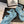 CC Thong Sandals In Could Blue Lambskin 147039