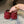 Alaia 25 Criss Cross With Stud Ballet Flats Ruby Red Suede Sheepskin 303690