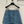 CD Short Skirt Retro Blue Cotton